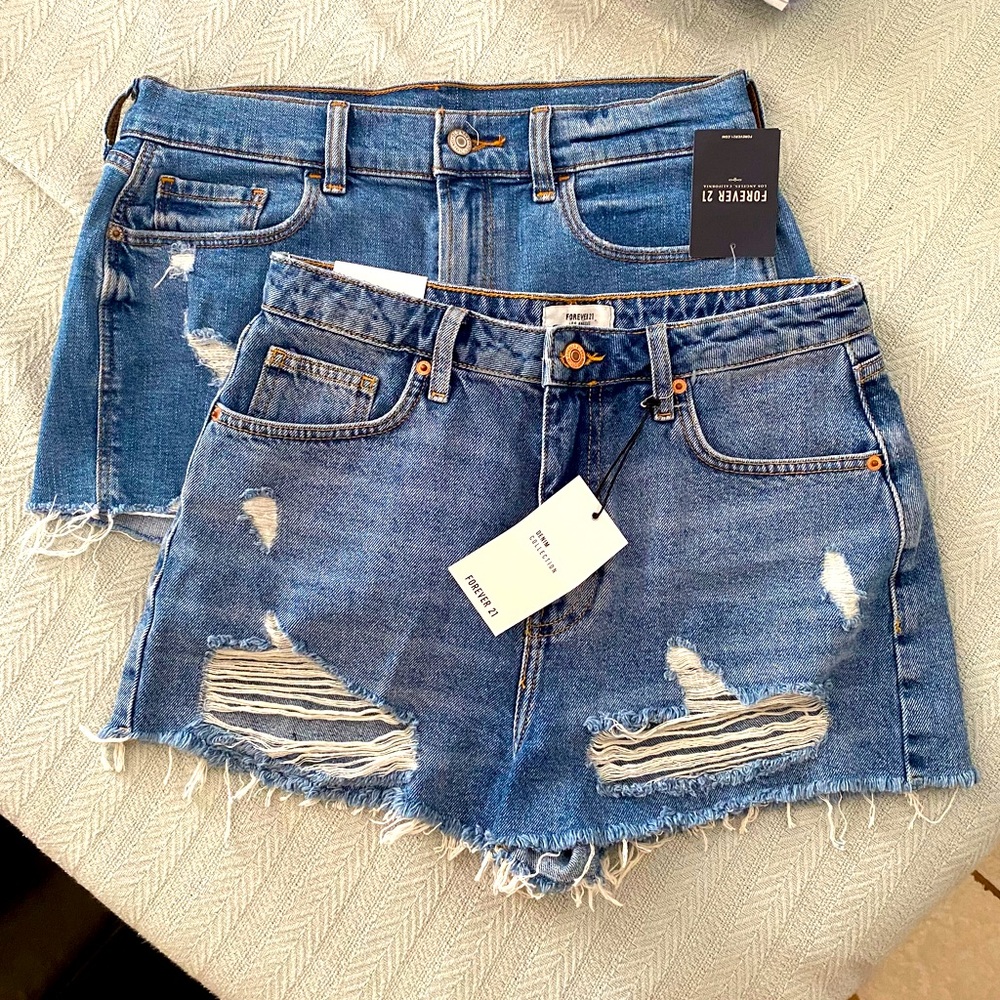 BUNDLE 💕 HIGH WAISTED SHORTS SET SIZE 27